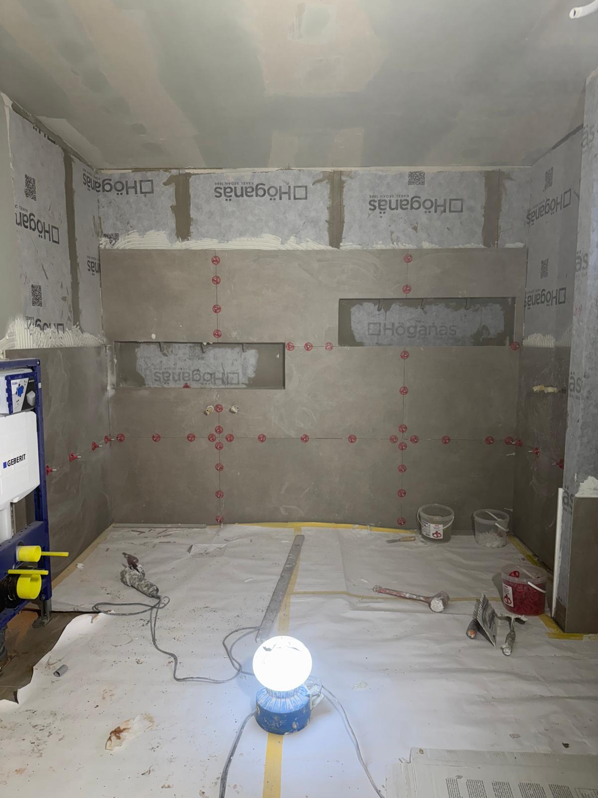 Badrumsrenovering i Malmö – projektbild 2 av 9