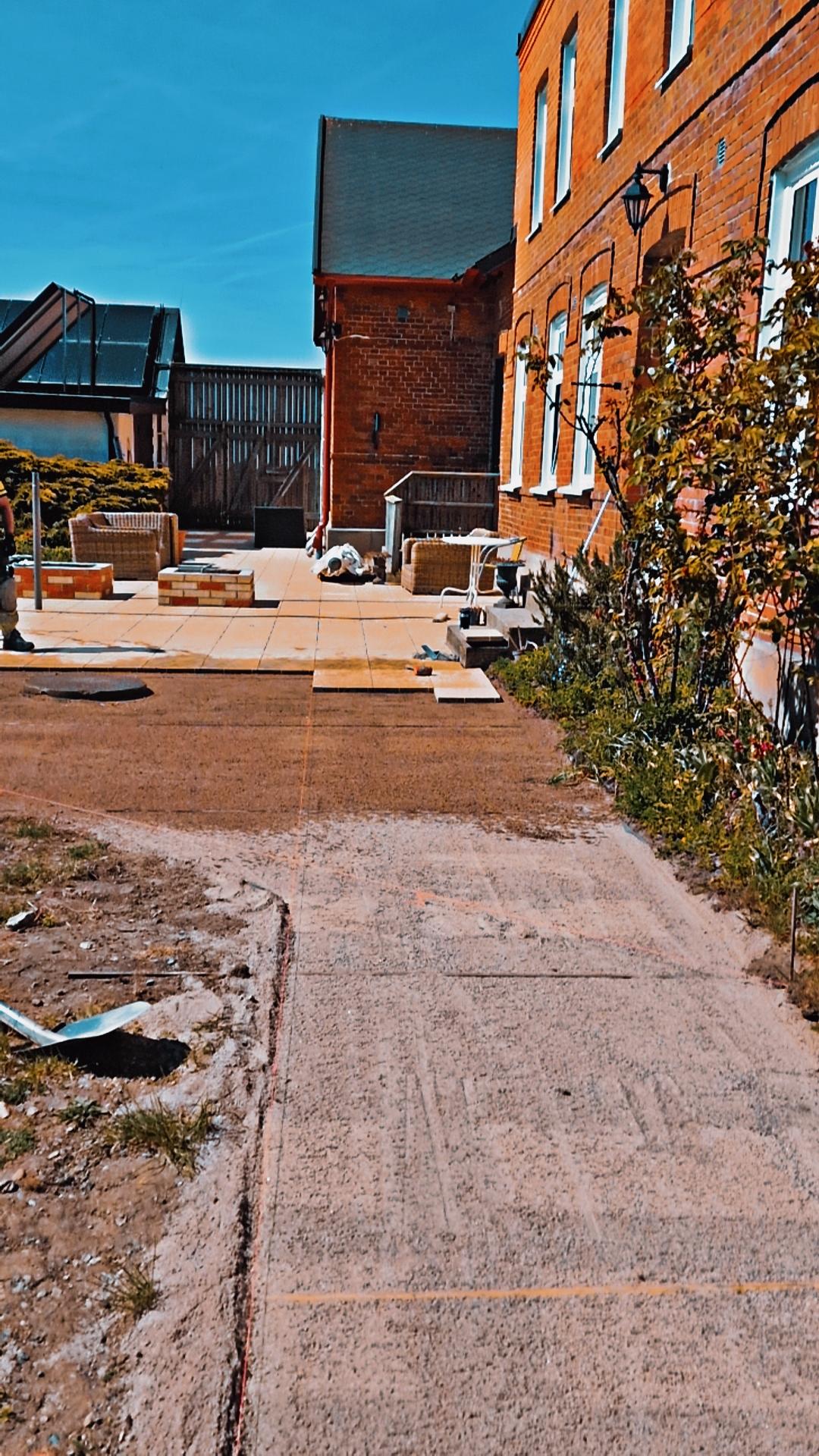 Plattsättning på bakgården i Malmö – projektbild 7 av 18